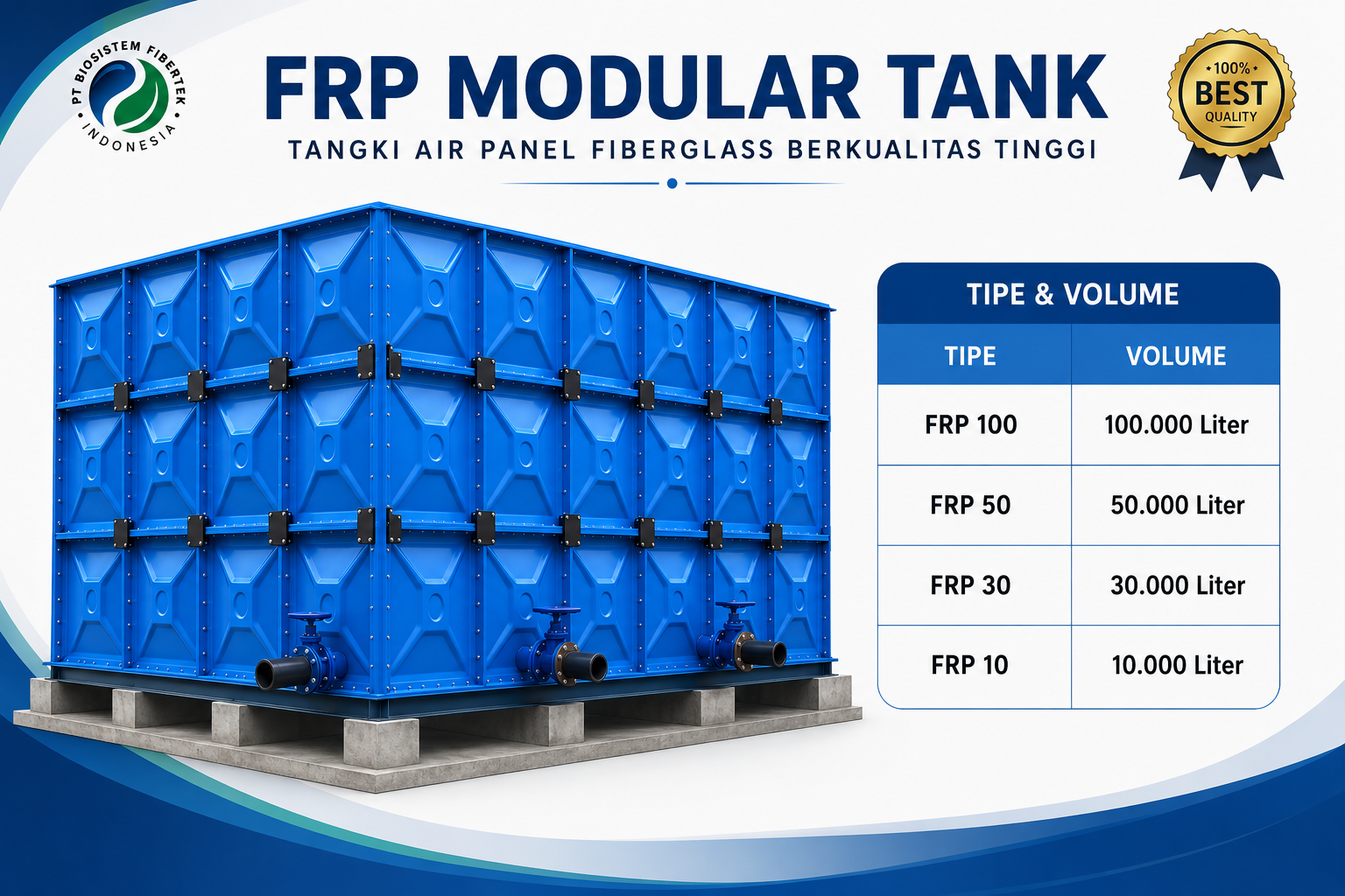 FRP Modular Tank