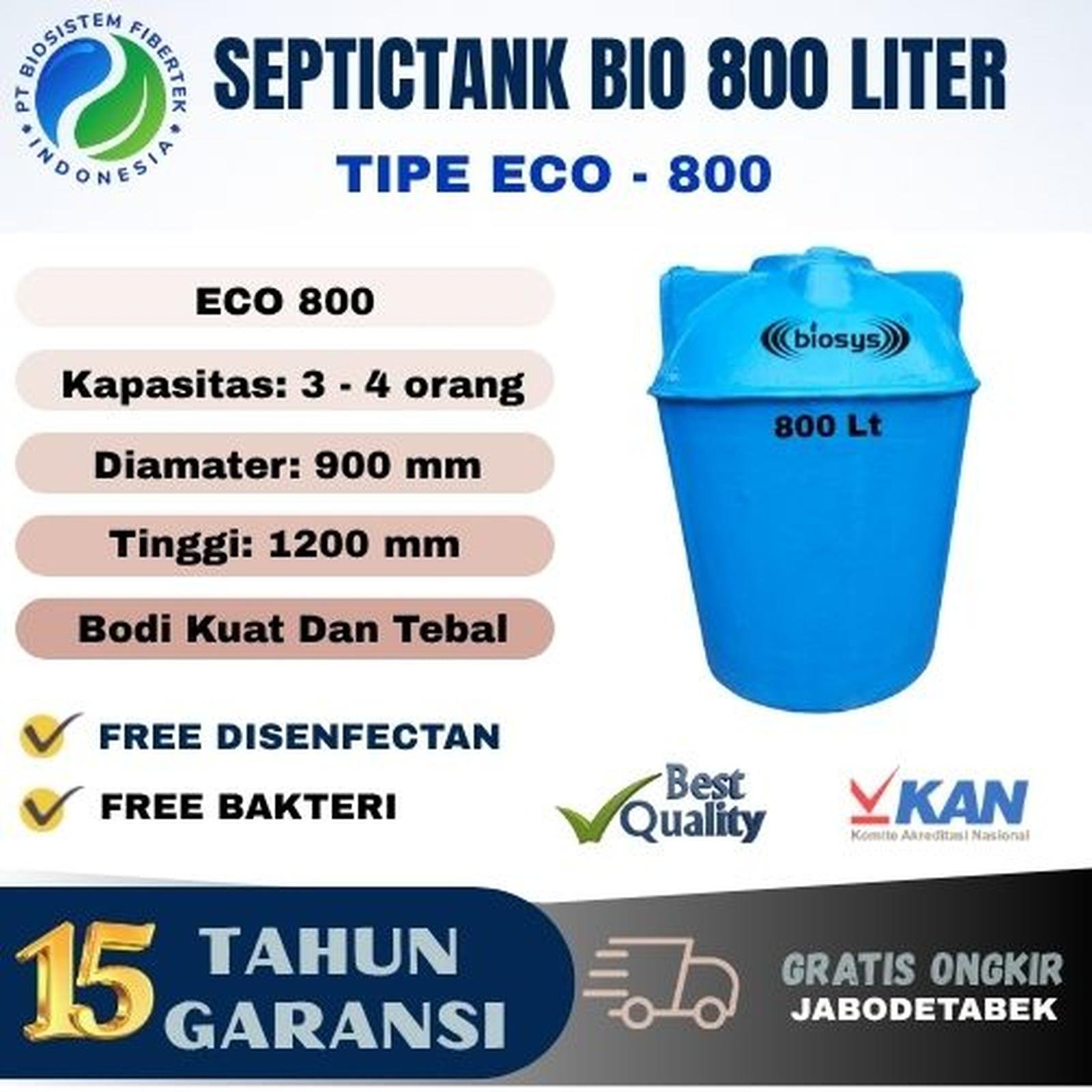 Septic Tank Biotech System 800 Liter